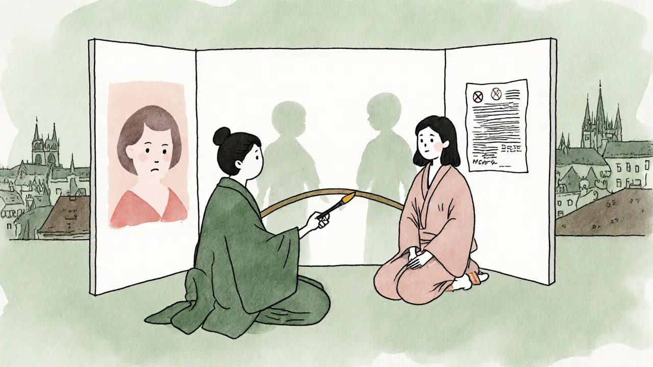 Terapeut pomáhá lesbické dvojici najít spojení mezi jejich vnitřními konflikty.