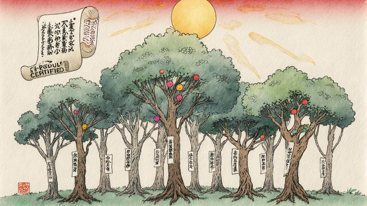 Stromy s různými přístupy k terapii, jen jeden je plodný a kořenitý