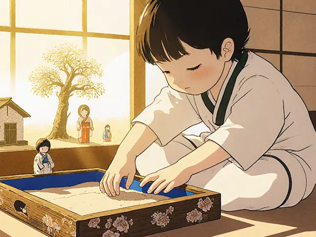 Pískoterapie: Jak práce s pískem pomáhá dětem zpracovat trauma bez slov