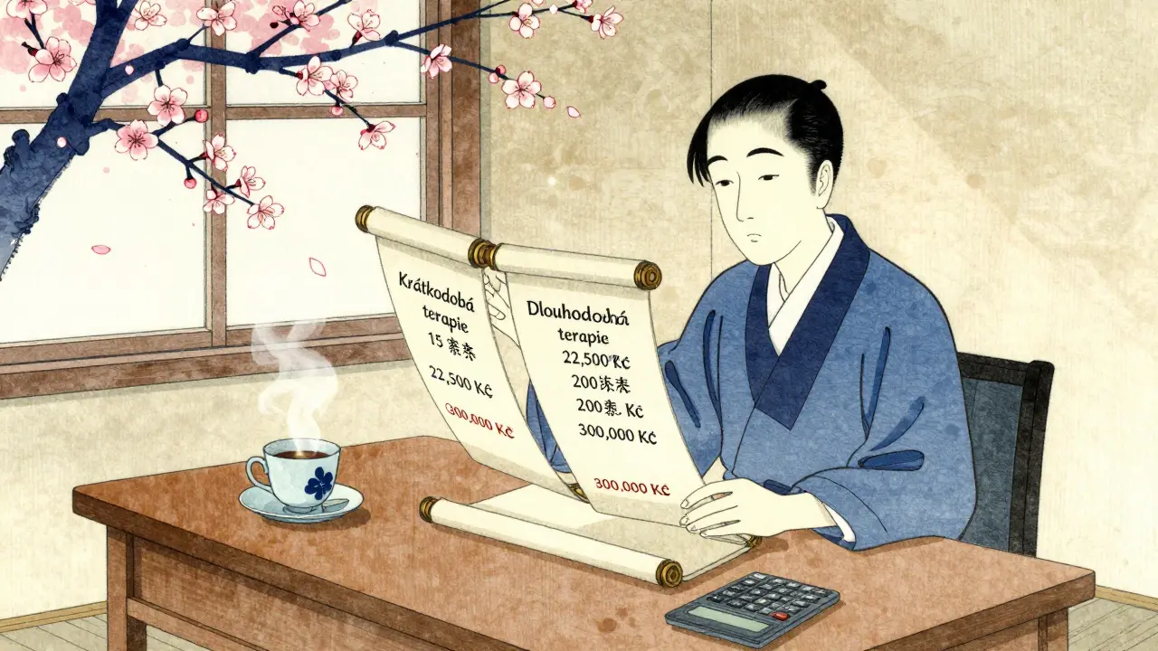 Dlouhodobá vs. krátkodobá terapie: Jak finančně plánovat léčbu duševního zdraví