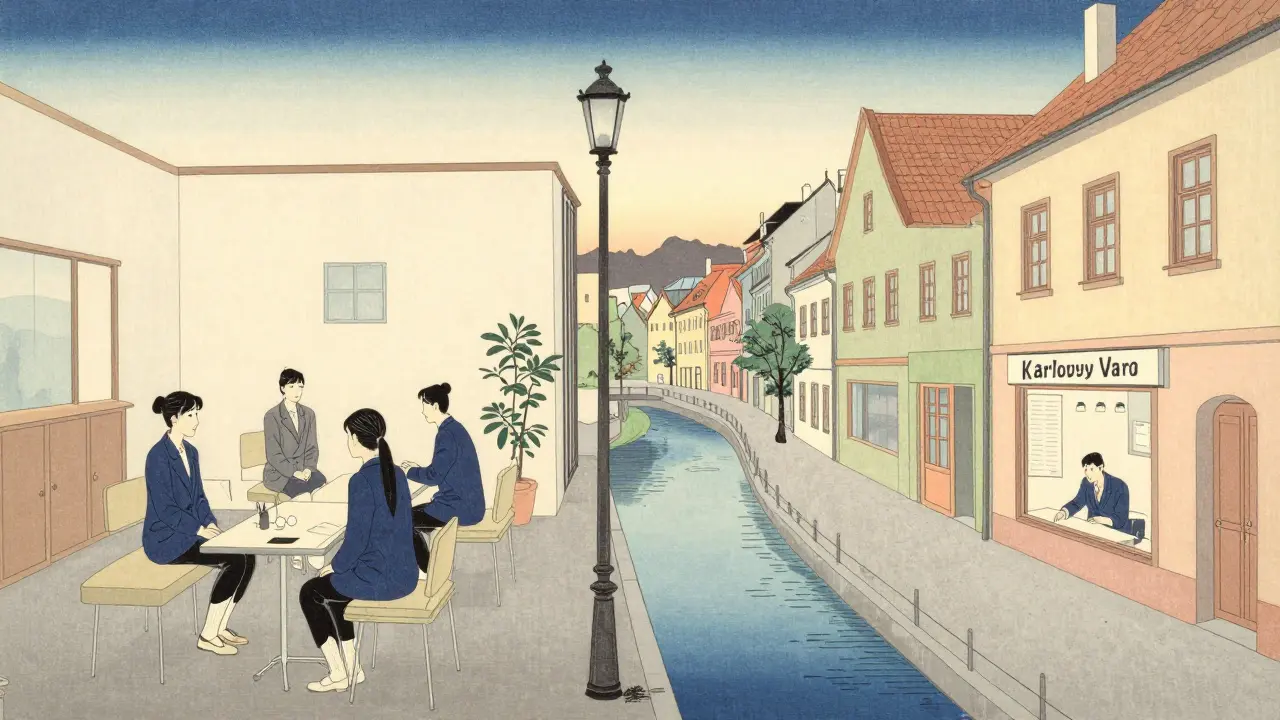 Dostupnost terapeutů v Praze vs Karlových Varech