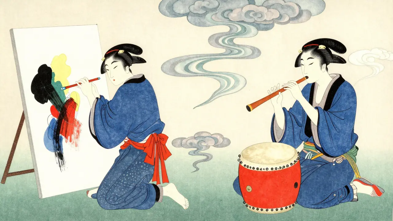 Arteterapie vs. muzikoterapie: Kdy zvolit obraz a kdy hudbu?