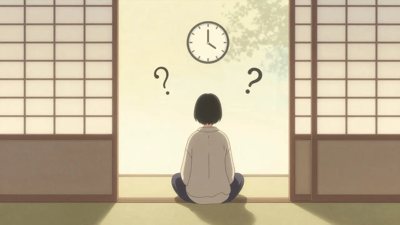 Klidný prostor s vizuálními pomůckami v minimalistickém stylu ukiyo-e.